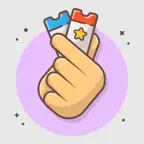 Just Hand Stickers iOS Icon
