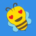 Bee stickers - Animal emoji iOS Icon