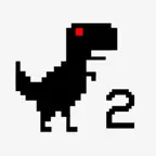 Lonely T-Rex Run 2: Level Up iOS Icon