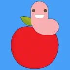 Earthworm emoji & stickers iOS Icon