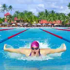 Beach Swimming Race iOS Icon