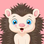 Adorable Hedgehog iOS Icon