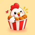 Pop Chicken Stickers iOS Icon