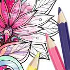 Color Therapy Coloring Pages iOS Icon