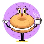 Animated Funny Donut Stickers iOS Icon