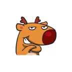 Reindeer Bura Sticker iOS Icon