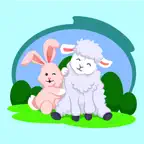 Sheep & Bunny Stickers iOS Icon