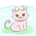 Pinkish Cat iOS Icon