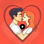 Animated Couple Love Stickers iOS Icon