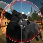 Angry Bull Hunting iOS Icon