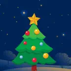 Christmas tree emoji stickers iOS Icon