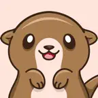 Lovely Otter Friends iOS Icon