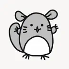 Chinchilla Minny iOS Icon