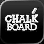 Blackboard-Chalk writing board icon
