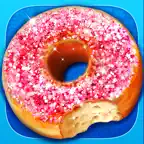 Glitter Donut - Sparkly Food iOS Icon