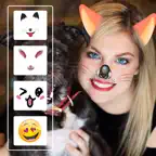 Cat Face Photo Editor iOS Icon