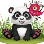 Panda and Monster iOS Icon
