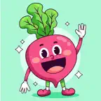Stunning Veggies Love iOS Icon