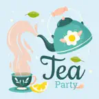 Tea Party Stickers Pack iOS Icon