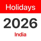 India Public Holidays 2026 iOS Icon