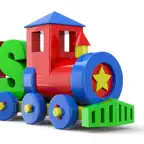 3D Baby Blocks Train games IXL iOS Icon
