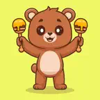 Teddy Love Stickers iOS Icon