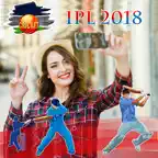 IPL 2018 Selfie Photo Maker iOS Icon