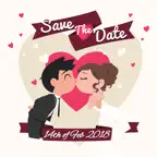 Valentine's Stickers ! iOS Icon