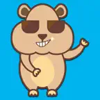 Hamster pet - stickers & emoji iOS Icon