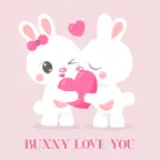 Bunny Love Stickers iOS Icon