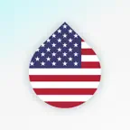 Learn American English -Drops iOS Icon