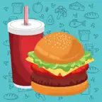 Junk Food Stickers! iOS Icon