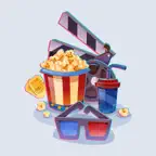 Moviegoers Stickers-Animated iOS Icon