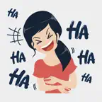 Girlish Mood Stickers iOS Icon