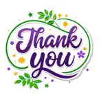 Thank you card Stickers iOS Icon