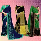 Women Saree Photo Suit iOS Icon