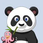 Little Monster and Panda iOS Icon