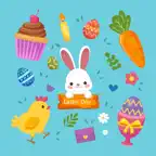 Easter Holiday Stickers! iOS Icon
