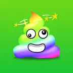 Color Poop Stickers iOS Icon