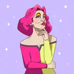 Animated Stylish Girl Stickers iOS Icon