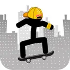 滑板火柴人-酷跑开心跳跳 iOS Icon