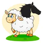 Lamb & Black Horse Stickers iOS Icon