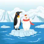 Polar Bear & Penguin Stickers iOS Icon
