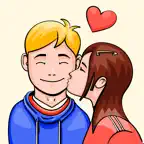 Couple Love Bird Stickers iOS Icon