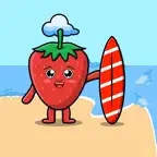California Strawberry Stickers iOS Icon