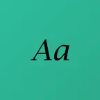 Font Inspector - find fonts iOS Icon