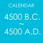 Calendar : 4500 BC to 4500 AD iOS Icon