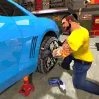 Flat Tire Repair Mechanic Shop iOS Icon