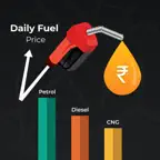 Daily Petrol Diesel CNG Price iOS Icon