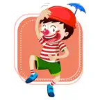 Little Boy Having Fun iOS Icon